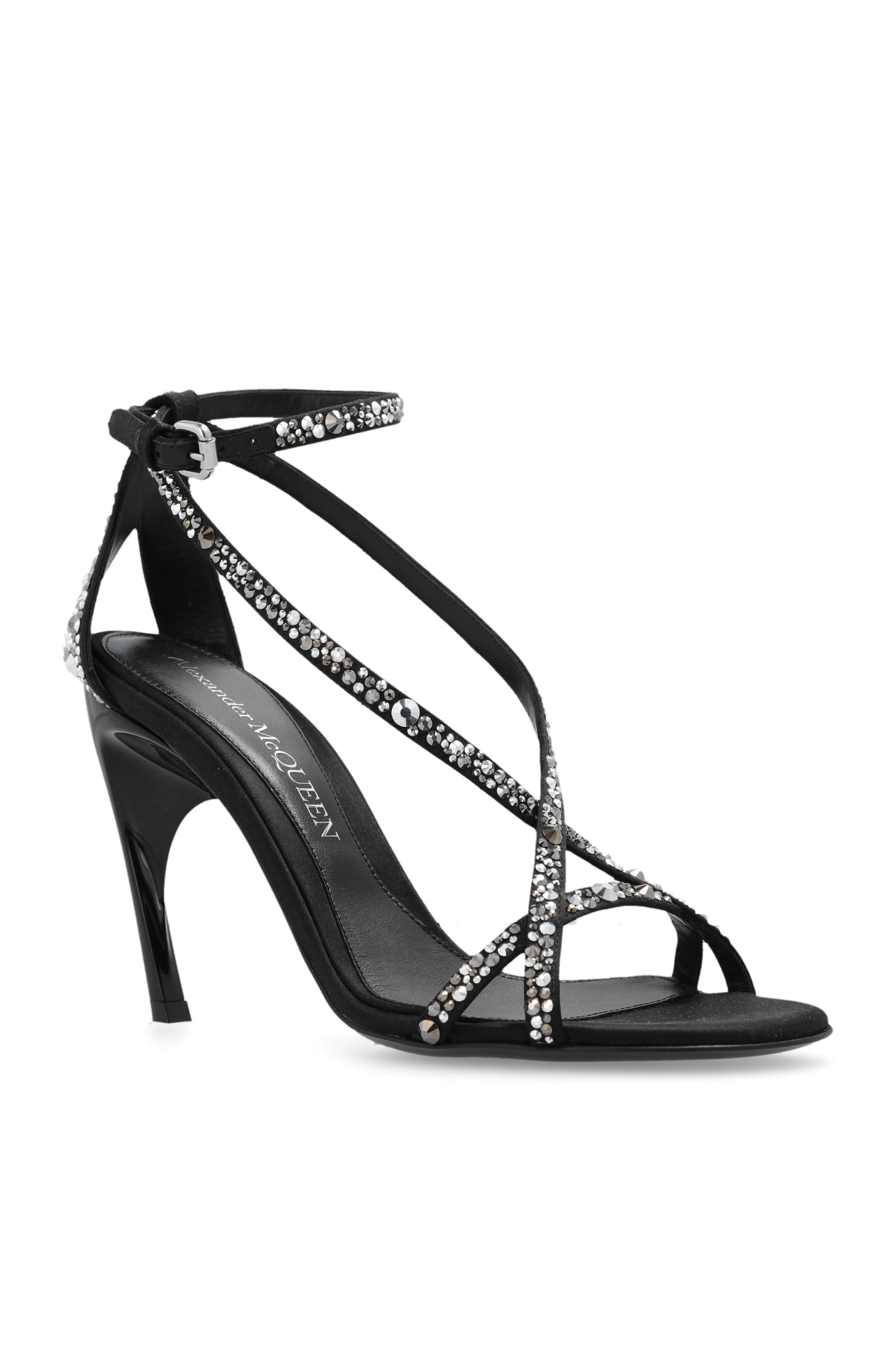 Black 'Armadillo' heeled sandals Alexander McQueen - Vitkac AS
